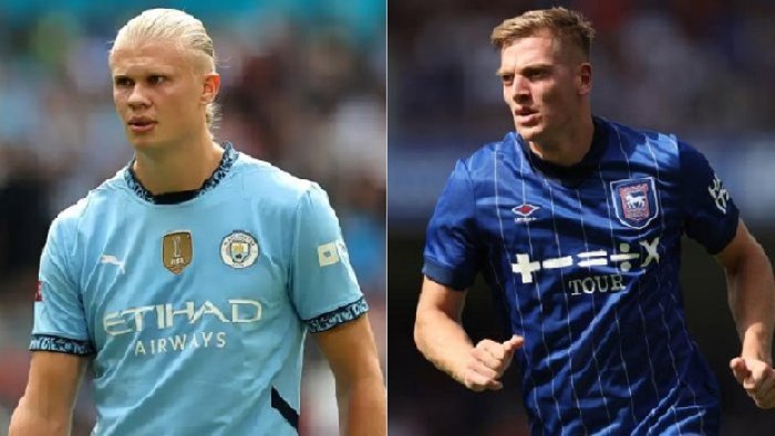 Tip Bóng Đá Man City vs Ipswich, 21h00 ngày 24/8