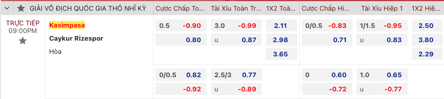 Tip bóng đá Kasimpasa vs Rizespor, 21h00 ngày 25/12 - Ảnh 2